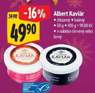 Albert Kaviár, 50 g  