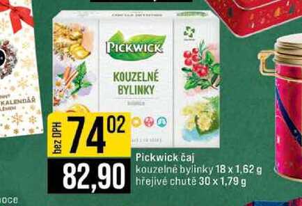Pickwick čaj kouzelné bylinky 18 x 1,62 g hřejivé chutě 30 x 1,79 g 