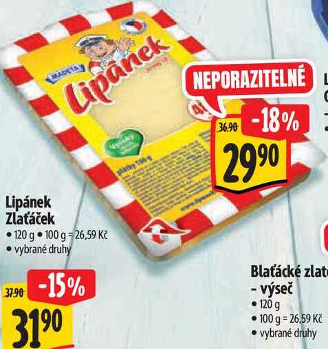 Blaťácké zlato - výseč, 120 g