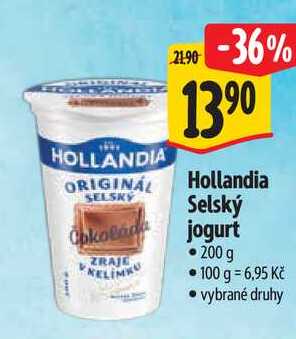  Hollandia Selský jogurt 200 g y 