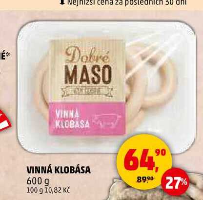VINNÁ KLOBÁSA, 600 g 