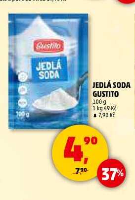 JEDLÁ SODA GUSTITO, 100 g