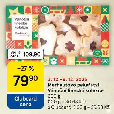 Merhautovo pekařství Vánoční linecká kolekce, 300 g  