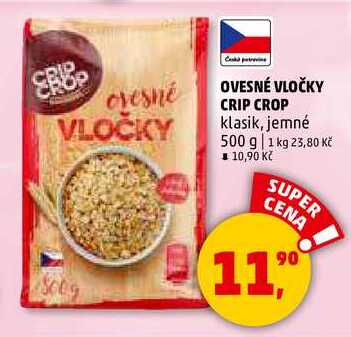 OVESNÉ VLOČKY CRIP CROP, 500 g 