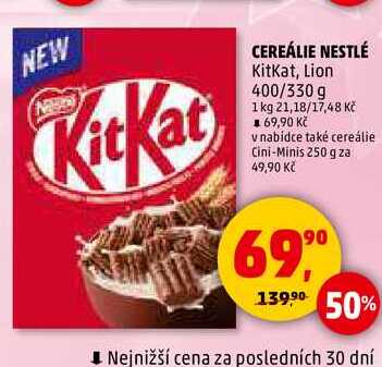 CEREÁLIE NESTLÉ KitKat, 400 g