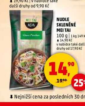 NUDLE SKLENĚNÉ ΜΕΙ ΤΑΙ, 100 g