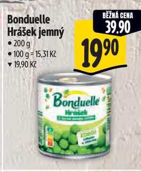 Bonduelle Hrášek jemný, 200 g 