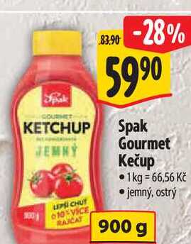 Spak Gourmet Kečup, 1 kg