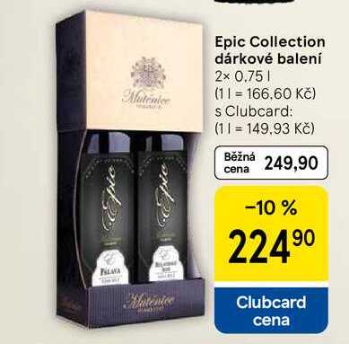 Epic Collection dárkové balení, 2x 0,75 l