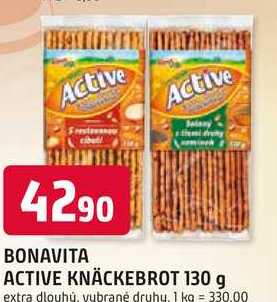 BONAVITA ACTIVE KNÄCKEBROT 130 g 