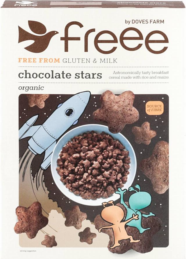 Freee Čokoládové hvězdičky