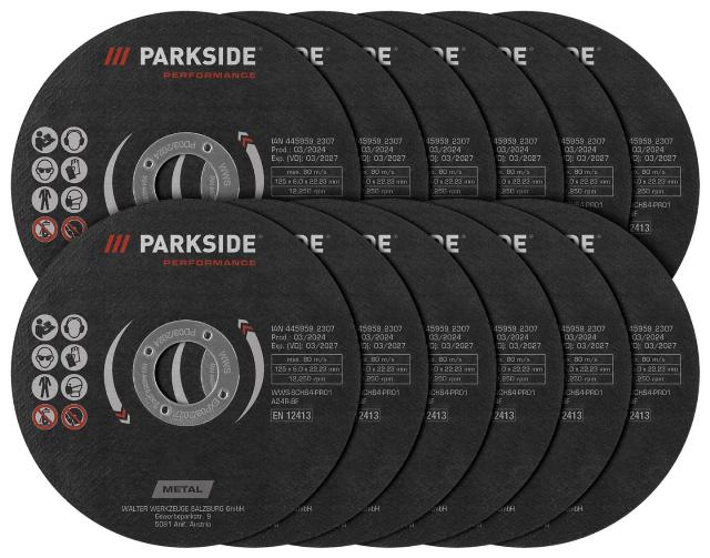 PARKSIDE Sada řezných kotoučů 12dílná