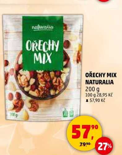 OŘECHY MIX NATURALIA, 200 g