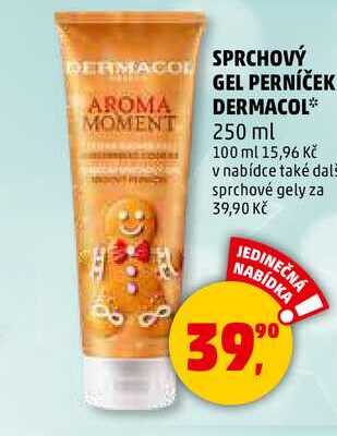 SPRCHOVÝ GEL PERNÍČEK DERMACOL, 250 ml 
