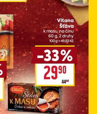 Vitana šťáva k masu, na činu 60g