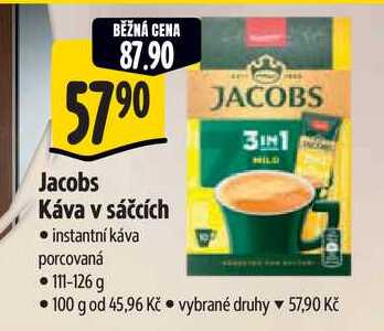 Jacobs Káva v sáčcích, 111-126 g  
