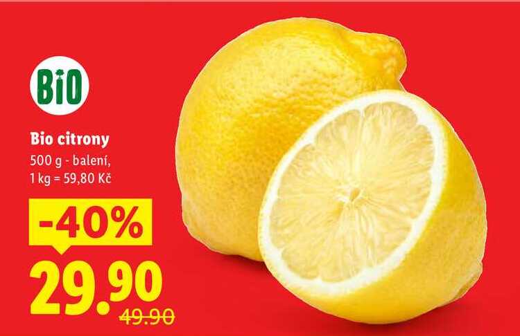 Bio citrony, 500 g