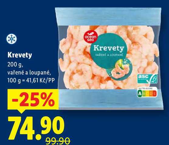 Krevety, 200 g