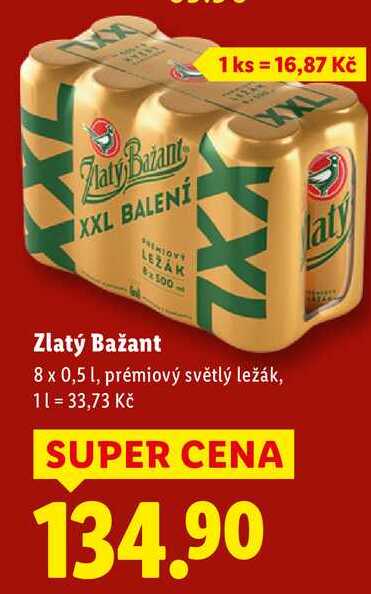 Zlatý Bažant, 8x 0,5 l