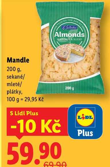 Mandle, 200 g