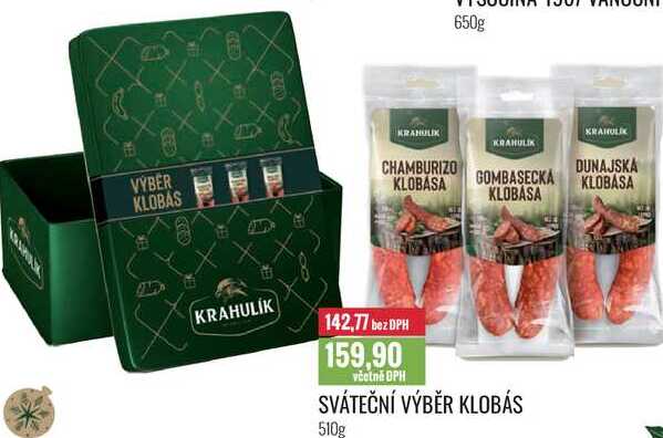 SVÁTEČNÍ VÝBĚR KLOBÁS 510g