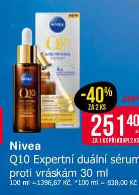 Nivea Q10 Expertní duální sérum proti vráskám 30 ml 