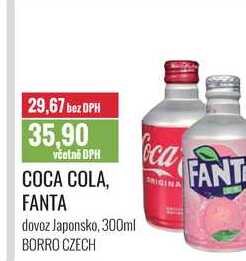 COCA COLA, FANTA 300ml