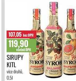 SIRUPY KITL 0,5l