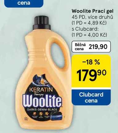 Woolite Prací gel, 45 PD, více druhů  