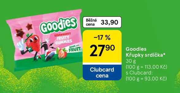Goodies Křupky srdíčka, 30 g 