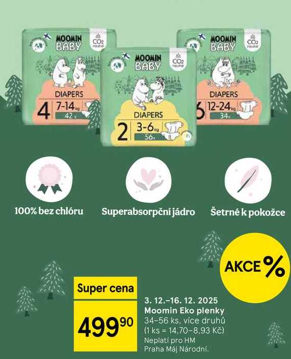 Moomin Eko plenky, 34-56 ks 