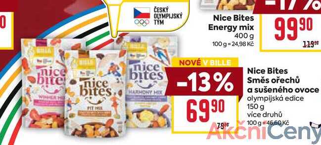 Nice Bites Směs ořechů a sušeného ovoce 150g