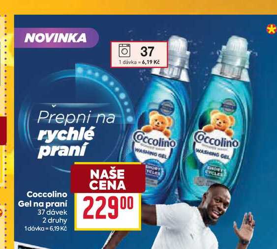 Coccolino Gel na praní 37 dávek 