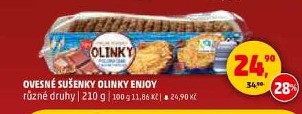 OVESNÉ SUŠENKY OLINKY ENJOY, 210 g 