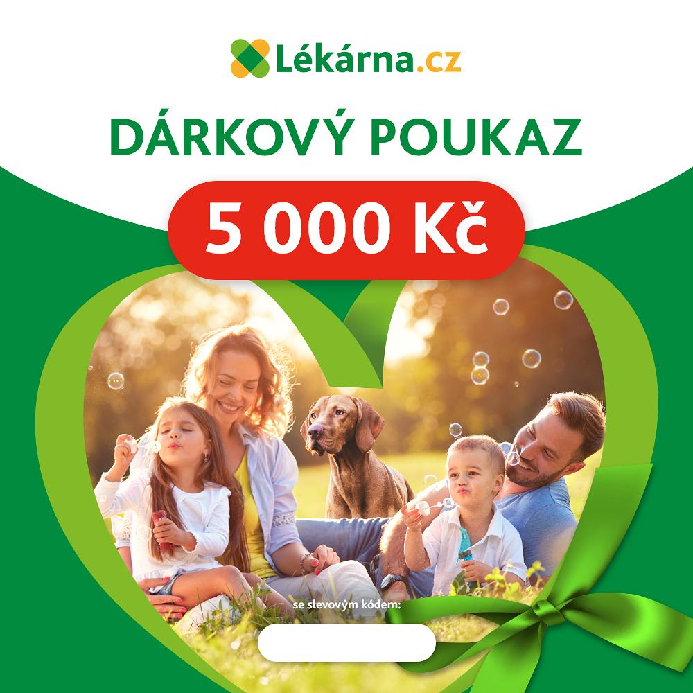 Elektronický dárkový poukaz v hodnotě 5000 Kč
