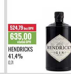 HENDRICKS 41,4% 0,7l