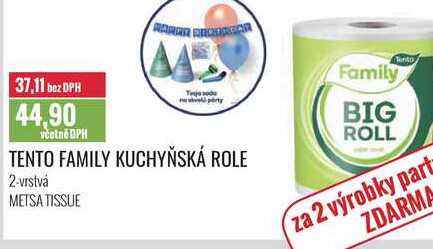 TENTO FAMILY KUCHYŇSKÁ ROLE 