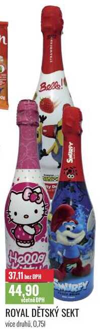 ROYAL DĚTSKÝ SEKT 0,75l