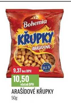 ARAŠÍDOVÉ KŘUPKY 50g 