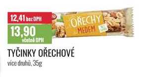 TYČINKY OŘECHOVÉ 35g