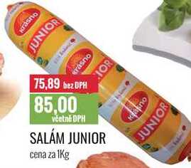 SALÁM JUNIOR cena za 1Kg 