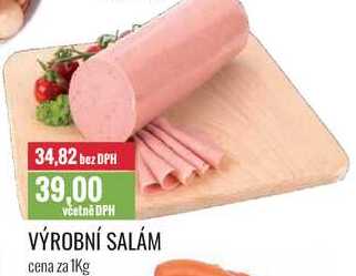 VÝROBNÍ SALÁM cena za 1Kg