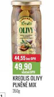 KREOLIS OLIVY PLNĚNÉ MIX 350g 