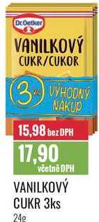 VANILKOVÝ CUKR 3ks 24g 