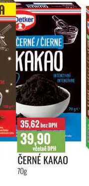 ČERNÉ KAKAO 70g