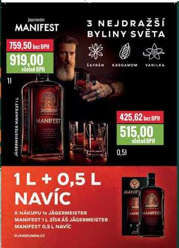 JÄGERMEISTER MANIFEST 1l