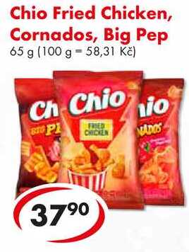 Chio Fried Chicken, Cornados, Big Pep, 65 g