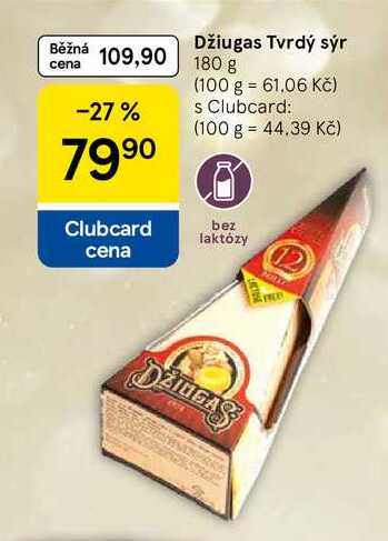 Džiugas Tvrdý sýr, 180 g