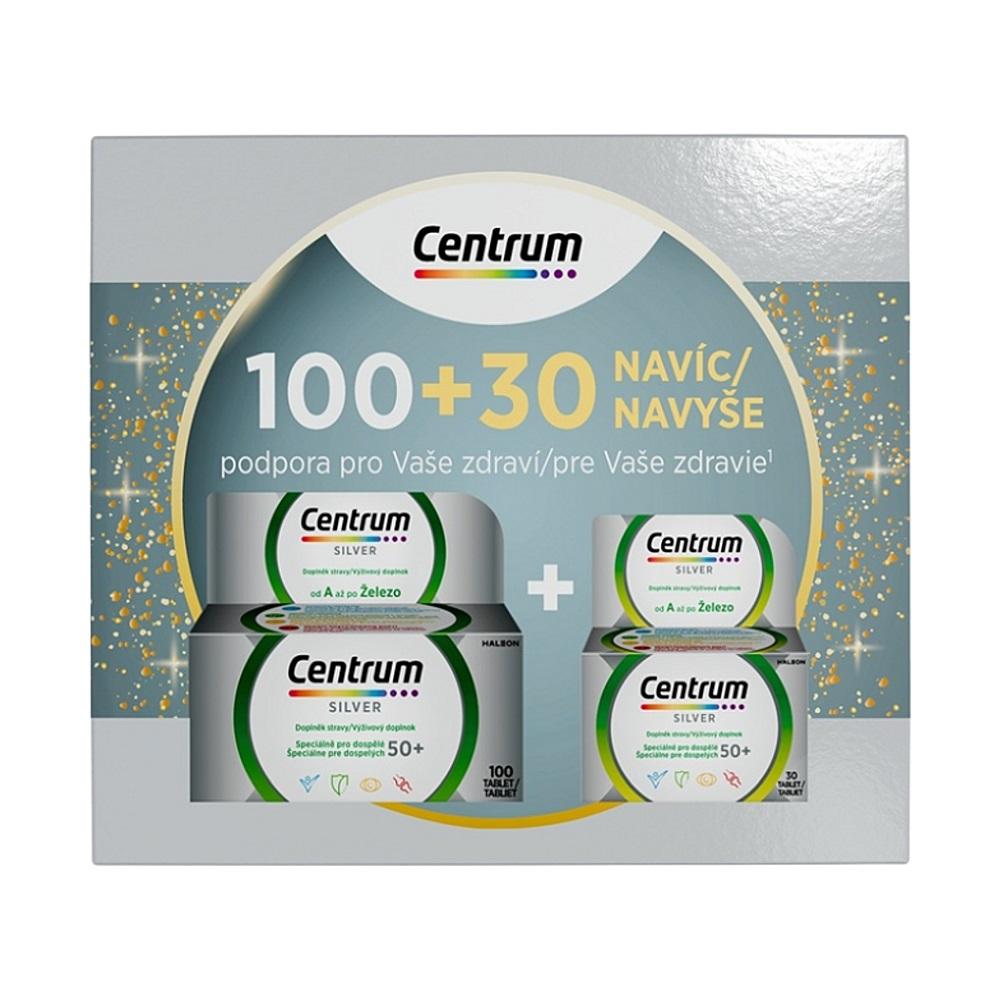 Centrum Silver 50+ 100+30 tablet dárkové balení
