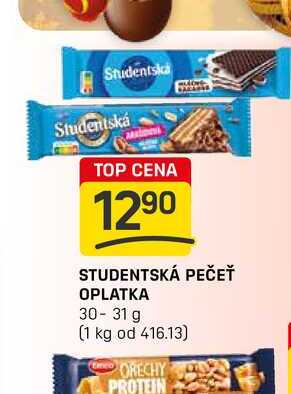 STUDENTSKÁ PEČEŤ OPLATKA 30-31 g